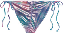 Load image into Gallery viewer, Blue Pink Tie Dye Shimmer Full Coverage Scrunch Bottom
