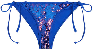 Royal Jasmine Sequin Classic Scrunch Bottom