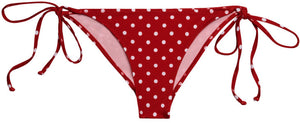 Red Polka Dot Classic Scrunch Bottom