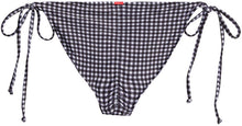 Load image into Gallery viewer, Black &amp; White Gingham Full Coverage Scrunch Bottom
