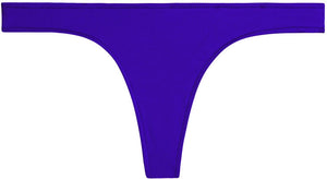 Royal Blue Banded Brazilian Thong Bottom