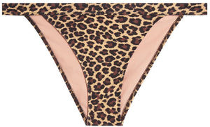 Leopard Full Coverage Mid-Rise Band Bottom