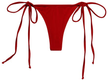 Load image into Gallery viewer, Sexy Red G-String Thong Bikini Bottoms
