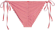 Load image into Gallery viewer, Red &amp; White Stripes Full Coverage Scrunch Bottom
