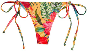 Sunset Tropical Print G-String Thong Bottom