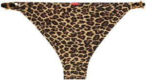 Leopard Classic Bikini On a Chain Bottom