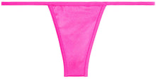 Load image into Gallery viewer, Solid Neon Pink Y-Back Thong
