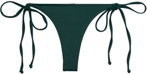 Hunter Green Brazilian Thong Bottom