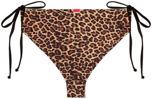 Leopard Full Coverage Mid-Rise Scrunch Bottom