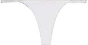 White Brazilian Adjustable Banded Bottom