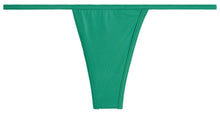 Load image into Gallery viewer, Solid Emerald Y-Back Thong Underwear
