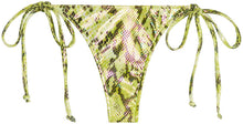 Load image into Gallery viewer, Green Python Brazilian Thong Bottom
