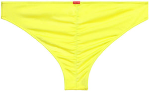 Neon Yellow Banded Classic Scrunch Bottom