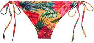 Sunset Tropical Print Classic Scrunch Bottoms