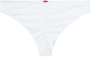 White Banded Classic Scrunch Bottom