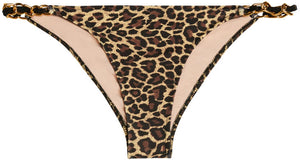 Leopard Classic Bikini On a Chain Bottom