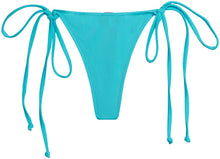 Load image into Gallery viewer, Sexy Aqua G-String Thong Bikini Bottoms
