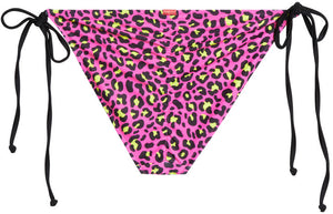 Neon Pink Leopard Full Coverage Scrunch Bottom