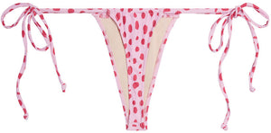 Pink Cheetah G-String Thong Ruched