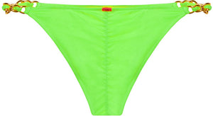 Neon Green Classic Bikini On a Chain Bottom