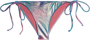 Blue Pink Tie Dye Shimmer Classic Scrunch Bottom