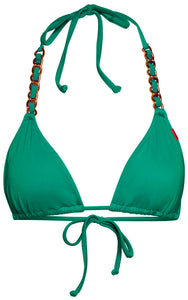 Emerald Triangle Bikini On a Chain Top