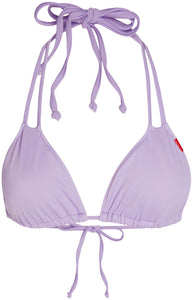 Lilac Double Strap Bikini Top