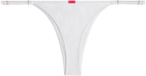 White Brazilian Adjustable Banded Bottom