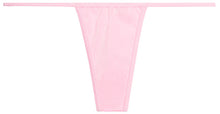 Load image into Gallery viewer, Solid Baby Pink Y-Back Thong Underwear
