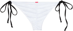 White & Black Classic Scrunch Bottoms