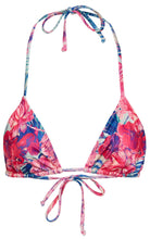 Load image into Gallery viewer, Surfside Vintage Tropical Print Triangle Bikini Top
