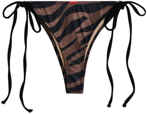 Bronze Tiger Brazilian Thong Bottom