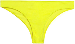 Neon Yellow Banded Classic Scrunch Bottom