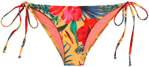 Sunset Tropical Print Classic Scrunch Bottoms