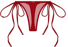 Load image into Gallery viewer, Sexy Red G-String Thong Bikini Bottoms
