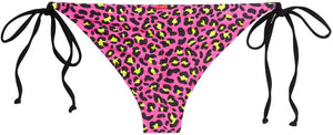 Neon Pink Leopard Classic Scrunch Bottom