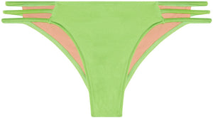 Neon Green Triple Strap Classic Scrunch Bottoms