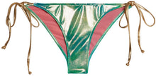 Load image into Gallery viewer, Blue Green Tie Dye Shimmer Classic Scrunch Bottom
