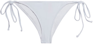 White Classic Scrunch Bikini Bottoms