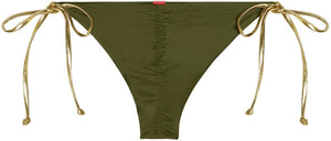 Olive & Gold Classic Scrunch Bottoms