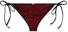 Load image into Gallery viewer, Red &amp; Black Mesh Classic Scrunch Bottom
