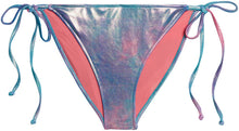 Load image into Gallery viewer, Blue Pink Tie Dye Shimmer Full Coverage Scrunch Bottom
