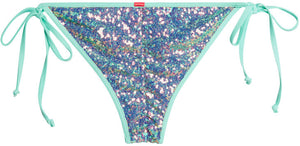 Mint Mermaid Sequin Classic Scrunch Bottom