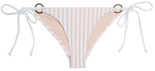 Load image into Gallery viewer, White Sheer Obsession Classic Scrunch Bottom w/ Gold Loop Accents
