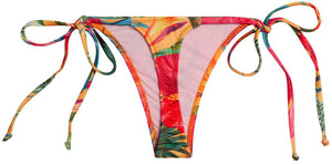 Sunset Tropical Print G-String Thong Bottom