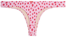 Load image into Gallery viewer, Pink Cheetah Banded Brazilian Thong Bottom
