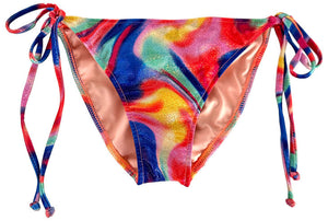 Rainbow Rave Shimmer Full Coverage Scrunch Bottom