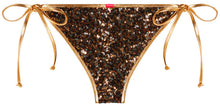 Load image into Gallery viewer, Gold Galaxy Sequin Classic Scrunch Bottom
