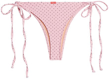 Load image into Gallery viewer, Baby Pink Polka Dot Brazilian Thong Bottom
