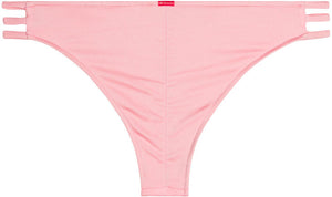 Baby Pink Triple Strap Classic Scrunch Bottoms